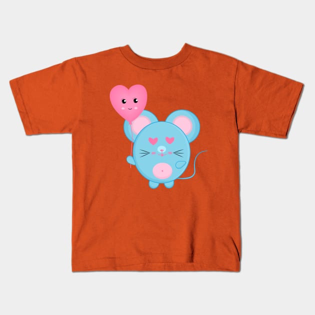 A Rat in Love Kids T-Shirt by PatrioTEEism